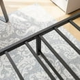 thumbnail image 5 of Twin Metal Platform Bed Frame With Headboard - No Box Spring Needed, 12.4" Under Storage, Noise-Free, Easy Assembly, Black, 5 of 7
