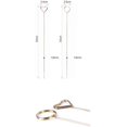 thumbnail image 2 of DIY Flower Bunch Metal Heart Wedding Inserting Rod Message Card Stand Party Decoration Postcard Clip Card Holder(Heart), 2 of 7