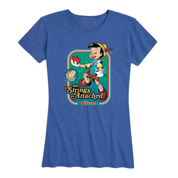 Pinocchio - No Strings Attached - Women's Short Sleeve Graphic T-Shirt