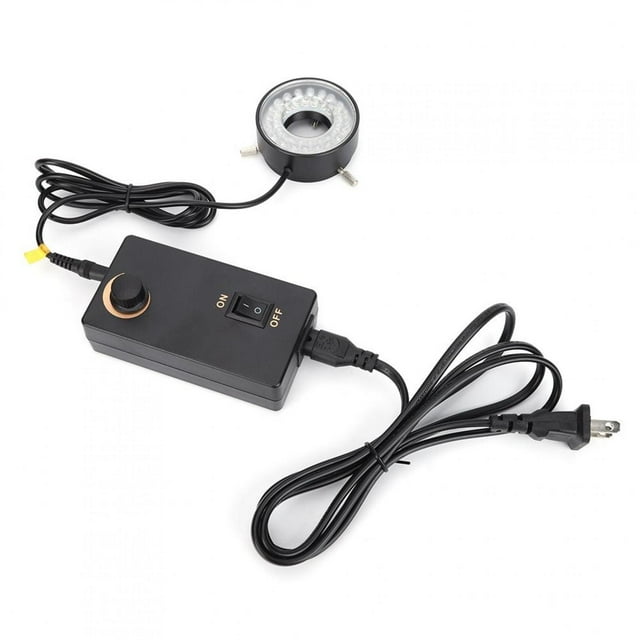 Filfeel Anneau Lumineux LED, Lumière LED pour Microscope, Lumières LED Intégrées pour Microscope Corporel Monoculaire