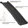 thumbnail image 3 of HomGarden 62-inch Folding Dog Ramp 150LBS Non-Slip Pet Car Ramp for Truck SUV Doorstep Porch Black, 3 of 11