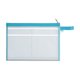 thumbnail image 1 of Bolsa impermeable para documentos, organizador de archivos portátil, carpeta multiusos para almacenamiento de papel para oficina, escuela y hogar, 13.38 x 9.44 pulgadas, tela de malla, cierre de, 1 of 5