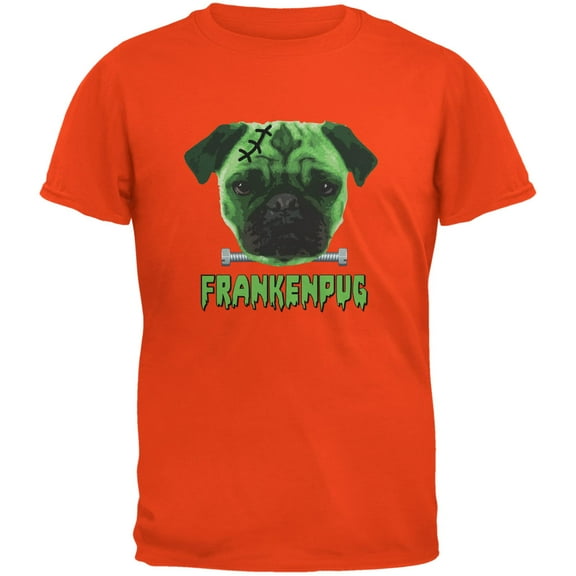Old Glory Youth Halloween Franken Pug Dog Short Sleeve Graphic T Shirt