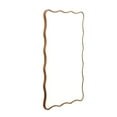 thumbnail image 6 of SHYFOY Modern Gold Scalloped Wall Mirror – 30'' H x 19.7'' W Decorative Accent Mirror with Curved Edge Design, HD Glass for Living Room, 6 of 7