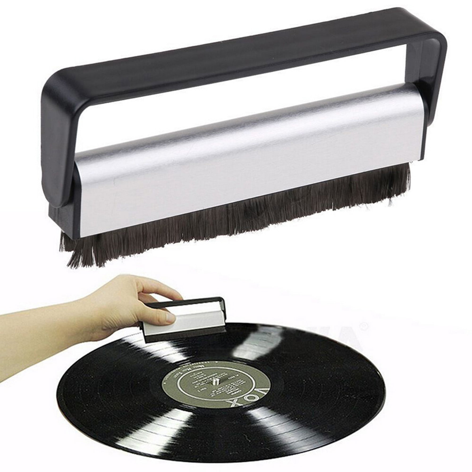 Carbon Fiber Vinyl Record Dust Cleaner Anti Static Brush Bristle Convenient