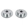 thumbnail image 2 of Power Stop Rear Pair of Drilled and Slotted Brake Rotors JBR751XPR Fits 1999 Infiniti Q45, 2 of 4