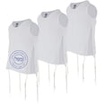 thumbnail image 1 of Camiseta interior Tzitzit Zion Judaica, 100% algodón kosher, color blanco, 1 of 5