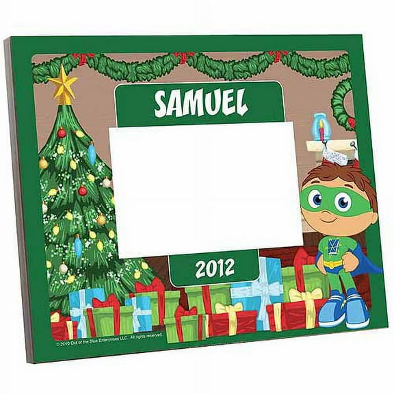Personalized Super Why! Holiday Picture Frame
