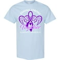 thumbnail image 3 of Inktastic Staying Strong Together Alzheimer's Awareness Purple Ribbon T-Shirt, 3 of 5
