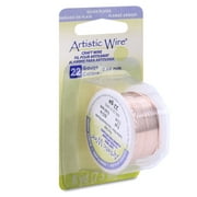 Artistic Wire 22 Gauge 8yd-Rose Gold