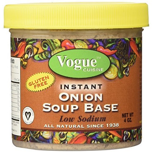 Vogue Cuisine Onion Soup & Seasoning Base 4oz Low Sodium & Gluten