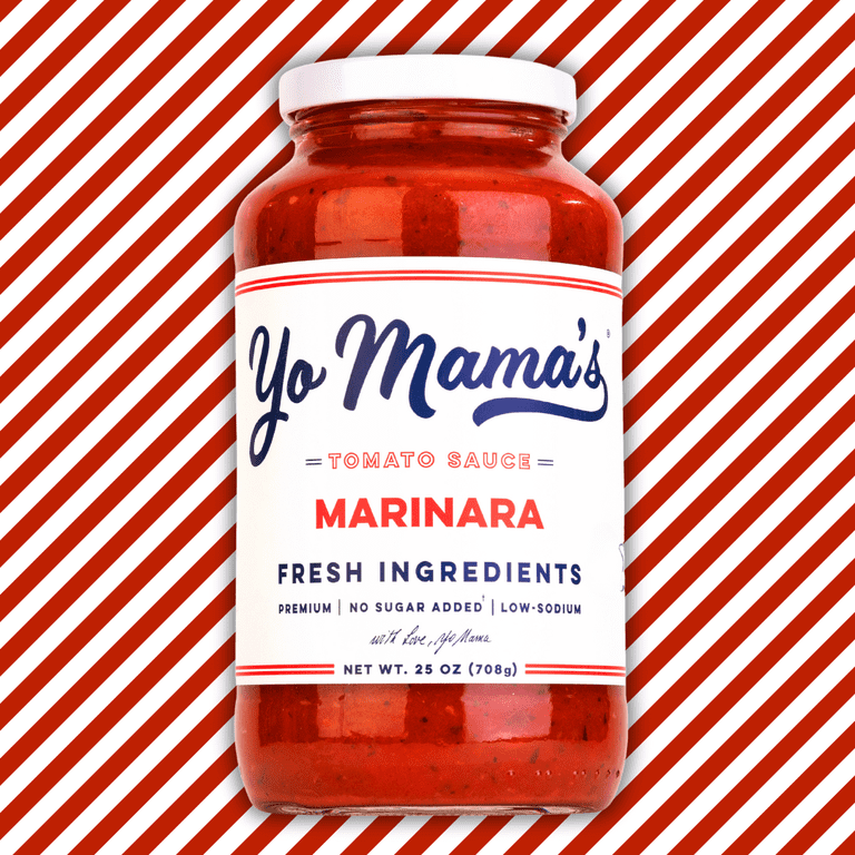 klow carb marinara Yo Mama's Foods No Sugar Added, Low Carb, Marinara Sauce, 25 oz