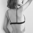 thumbnail image 5 of Wireless Bras for Women V Neck Lace Spaghetti Strap Racerback Comfortable Padded Bralettes, 5 of 8