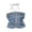 11#Light Blue197, variant on Girls Cropped Denim Tube Top with Front Zip Summer Trendy Sleeveless Top, Sizes 2-17
