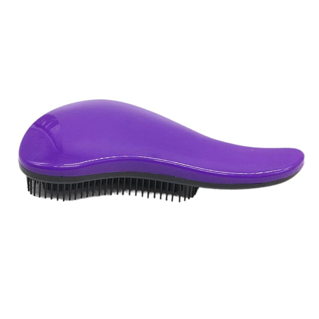 Cepillo de devangler portátil nudo cepillo reducir Púrpura Colcomx desenredante cepillo seco y húmedo