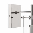 thumbnail image 6 of Pemberly Row Modern Glass Wall Sconce in Clear/Polished Nickel, 6 of 8