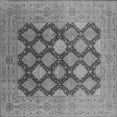 thumbnail image 1 of Ahgly Company Indoor Square Oriental Gray Industrial Area Rugs, 4' Square, 1 of 4