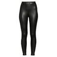 thumbnail image 6 of Time and Tru Women's Faux Leather Jegging, 6 of 6
