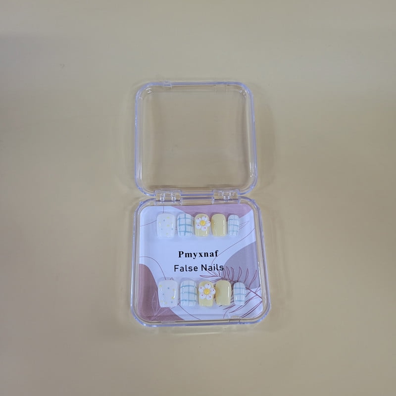 Pmyxnaf False nails – Full Cover Artificial Nails for DIY Manicure, Durable Nail Tips for Salon and Home Nail Art