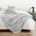thumbnail image 5 of Home Soft Things Geo Tatami Faux Fur & Pillow Cover Set - Silver - 50" x 60", 5 of 8