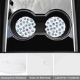 thumbnail image 3 of Car Coasters 2 PCS Stone Cup Holder Blueberry Absorbent Ceramic Car Cup Coasters Universal Vehicle Non-Slip Car Cup Holder Coaster, 3 of 6