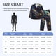 thumbnail image 4 of Fotbe Colorful Patterned Snake Pijama de Hombre con Estampado de Manga Larga, Conjunto de 2 Piezas, Ropa de Dormir Suave y Cómoda con Bolsillos-X-Large, 4 of 7