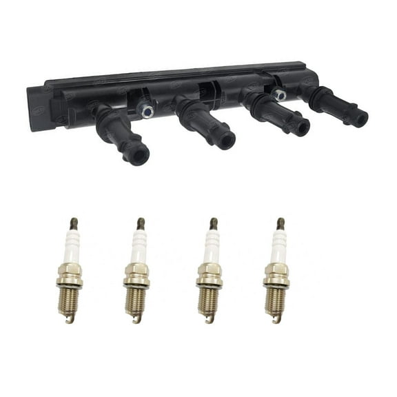 Direct Ignition Coil With Platinum Spark Plugs for 13-17 Chevrolet Trax 1.4L
