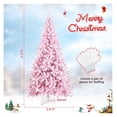thumbnail image 4 of Yunken 7.5 Feet Flocked Christmas Tree with Realistic Snow Accumulation for Home Holiday Decoration, Artificial Pine, 4 of 9
