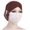 J, variant on Mwjwdo Women’s Cross Wrap Medical Head Cover with Side Drape Tailoring for Clinic Shifts Red