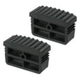 thumbnail image 1 of Cubiertas de goma para pies de escalera antideslizantes, reemplazo para protección de escalera, negro, paquete de 2, 1 of 5