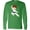 Kelly Green, variant on Inktastic Cute Boy, Brown Hair, Black Belt, Karate Pose Long Sleeve T-Shirt