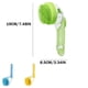 thumbnail image 5 of Methold Cepillo de baño para mascotas de silicona ABS, 2 unidades, limpieza rápida y profunda con dispensador de jabón. Aseo de mascotas amarillo, 5 of 6