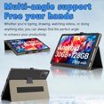 thumbnail image 3 of For BUFO / UGRIHACH 11-Inch Tablet Case Premium PU Cover Lightweight and Portable Built-in Stand and Pen Slot Design With Wrist Strap, 3 of 7