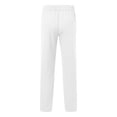 thumbnail image 3 of Gyexs Mens Dress Pants Slim Fit Lightweight Breathable Straight Leg Pants Casual Expandable Waist Suit Pants Spring Summer Clothes White, Szie M, 3 of 5