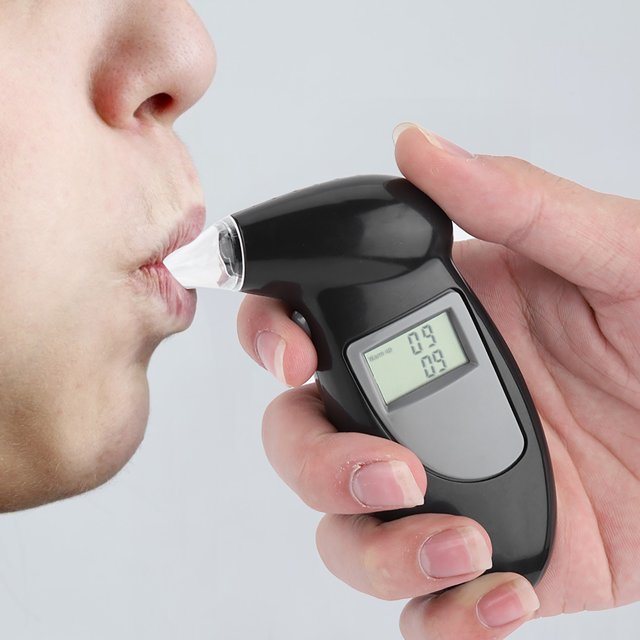 Digital Alcohol Tester,Digital LCD Screen Alcohol Alcohol Tester Breath Analyzer Optimal Efficiency