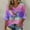 Purple, variant on WCJM 100% Cotton Long Sleeve T Shirt Womens Women's Long Sleeve T-Shirt In We Wear Shirts Breast Cancer Shirt Ribbon