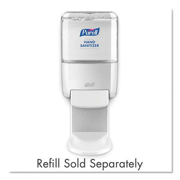 Push-Style Hand Sanitizer Dispenser, 1,200 Ml, 5.25 X 8.56 X 12.13, White | Bundle of 2 Cartons