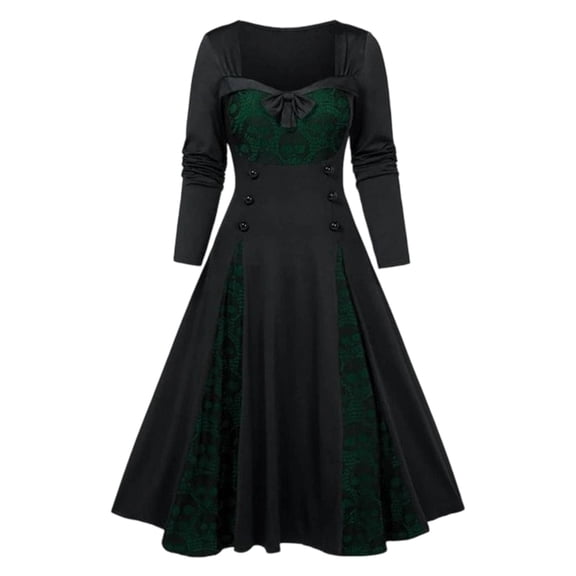 Likimi Hallowmas Dress For Women Dress Up Skull Print Stage Show Halloween Costumes For Performance Comfortable Cosplay Dresses Size L
