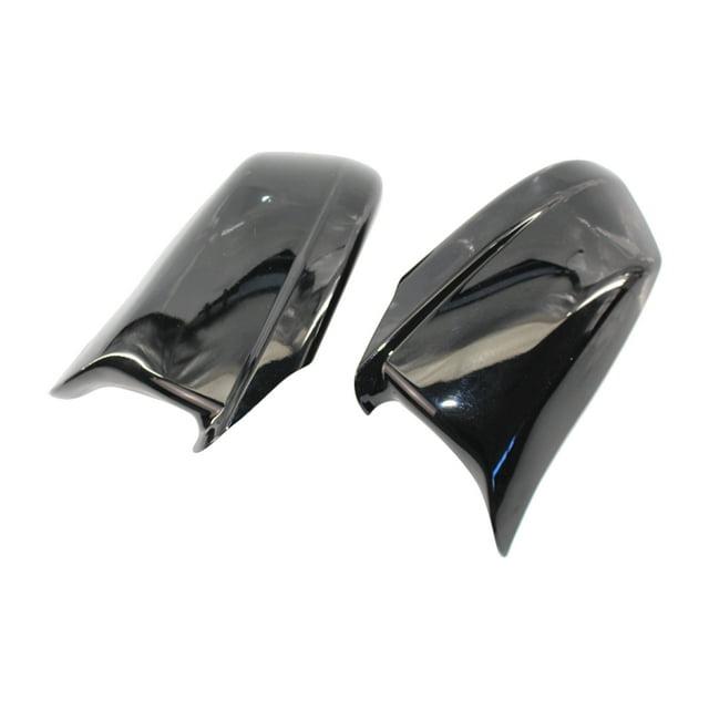 2x tapa de la cubierta del espejo retrovisor negro reemplazar para Cola Cubierta del espejo retrovisor