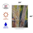 thumbnail image 2 of Toland Home Garden Birch Perch Bird Flag Double Sided 28x40 Inch, 2 of 5
