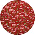 thumbnail image 2 of Addison Rugs Mayfield Premium Machine Washable Transitional Holiday Red Round Rug, 8' x 8', 2 of 6