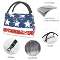 thumbnail image 4 of Lukts USA Couleurs Rayures 1 Motif Petit Sac à Lunch pour Hommes Femmes Boîte à Lunch Isolée Mini Sac à Lunch Portable Sac Isotherme Réutilisable, 4 of 6