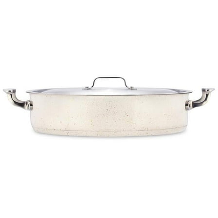 9 qt Hotstone Desert Cucina Pot with Cover - Induction Bottom