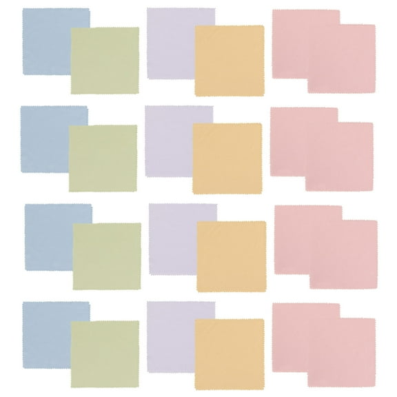 LEORX Fiber Eyeglass Cleaning Cloths Microfiber 50Pcs 14X14X0.20cm