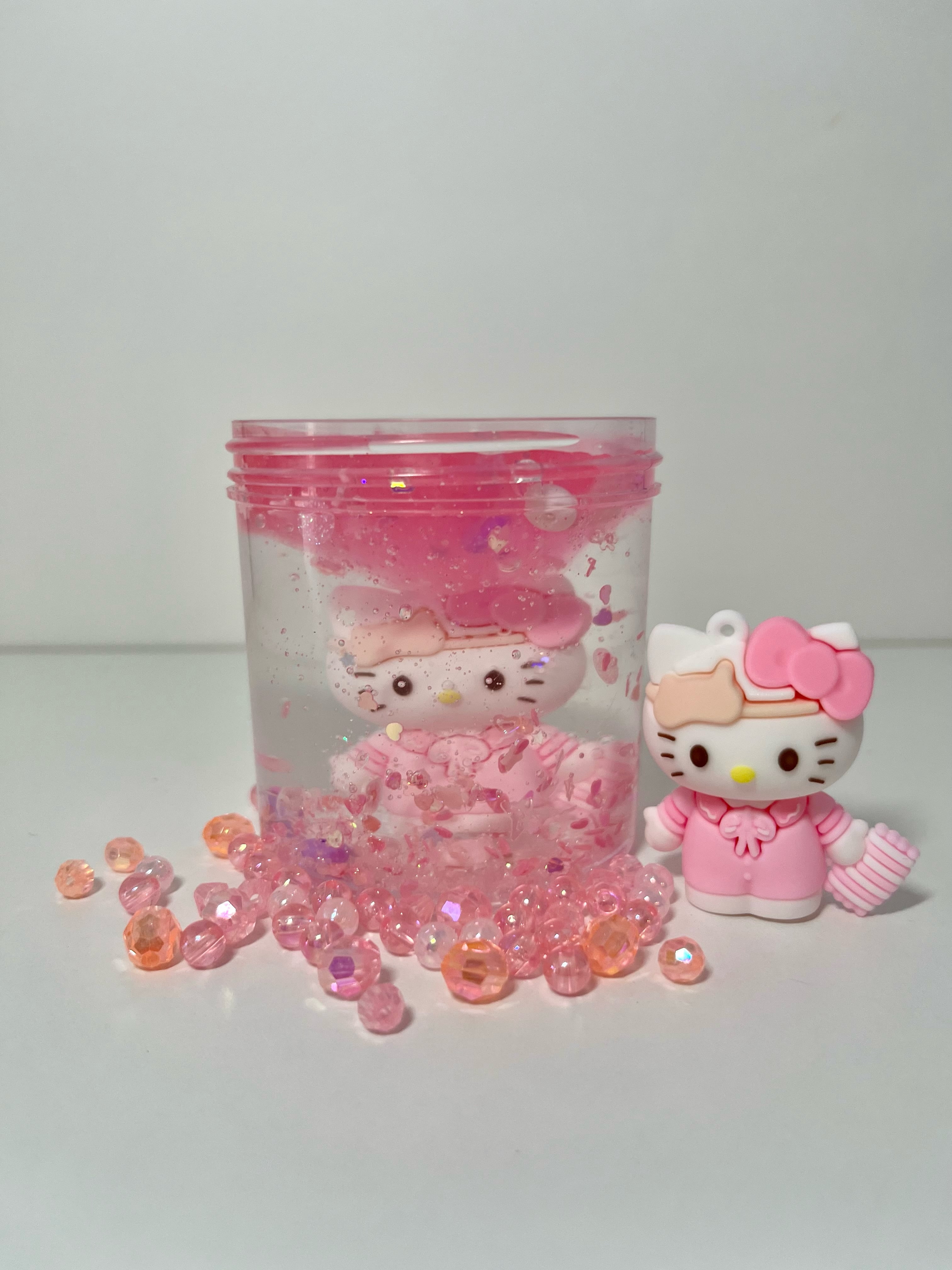 Kitty Slime / Clear Slime / Toys for Kids / Sanrio / Stress and Anxiety Reliever / Party Favor