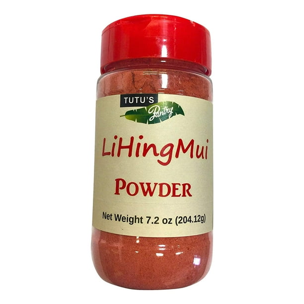 Tutu's Pantry Maui Hawaii No Aspartame Li Hing Mui Powder
