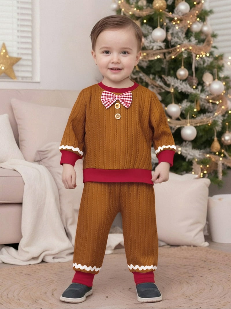 Toddler Boy 3t Christmas Outfits I3CKIZCE Toddler Baby Christmas
