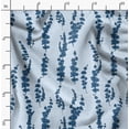 thumbnail image 2 of Soimoi Japan Crepe Satin Blue Fabric By the Yard - 54 Inch Wide - Florals Print Fabric - Elegant and Timeless Patterns for Fashion and Home Decor Printed Fabric, 2 of 6