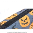 thumbnail image 3 of Halloween Makeup Bag Large Capacity Pumpkin Cosmetic Bag Skeleton Makeup Bag, 3 of 10