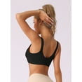 thumbnail image 2 of Unique Bargains Women's Lingerie Full Coverage Bustier Vest Bra Black 80/36C, 2 of 5